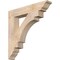 Ekena Millwork Merced Traditional Smooth Bracket, Douglas Fir, 3 1/2"W x 22"D x 22"H BKT04X22X22MRC01SDF - alternate 1